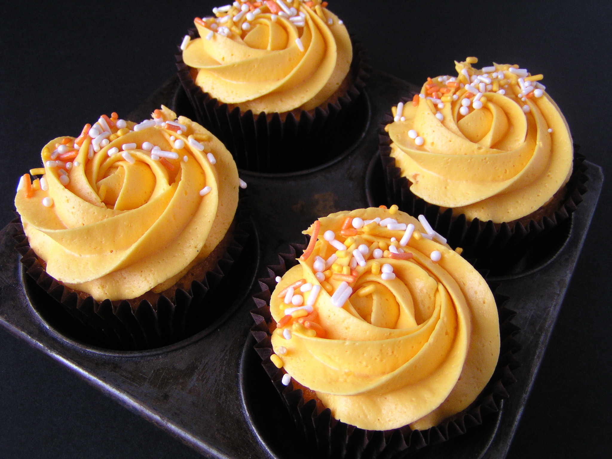 Orange Dreamsicle Cupcakes